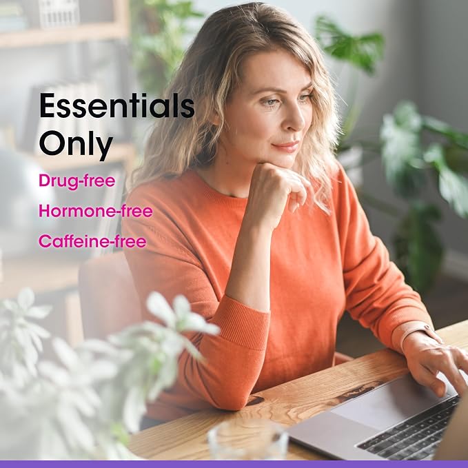 vH essentials Menopause Relief Plus Energy & Focus Support 60 Capsules – Multi-Symptom Support for All-Stages of Menopause: hot Flashes, Night Sweats, Mood Swings, Fatigue & Brain Fog