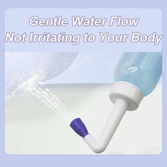 Portable Handheld Personal Hygiene Refresher Toilet Butt Cleaner Travel Bidet Spray Bottle for Home 450 ml.