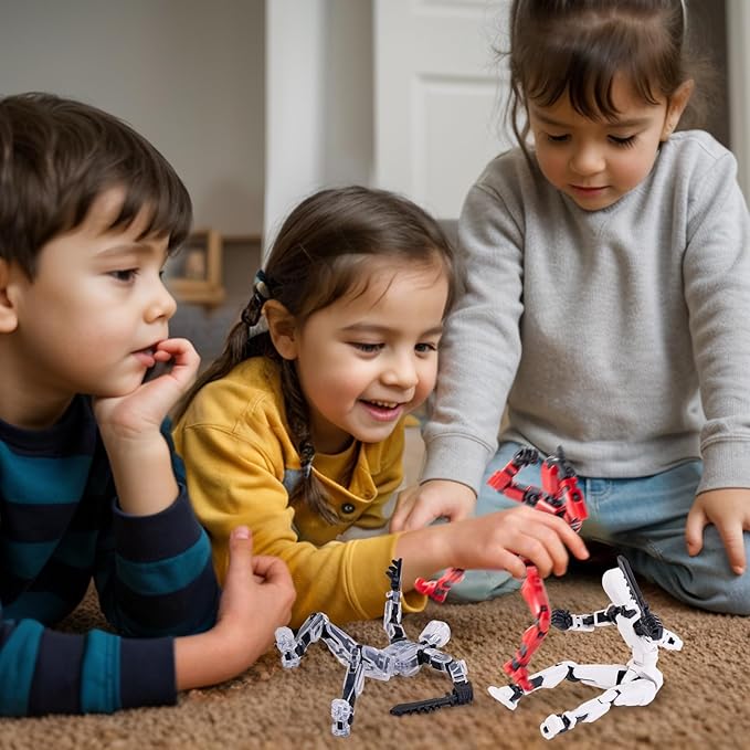 T13 Action Figure Set - 4PCS Titan 13 Action Figures - 3D Printed Toys - Fun and Educational