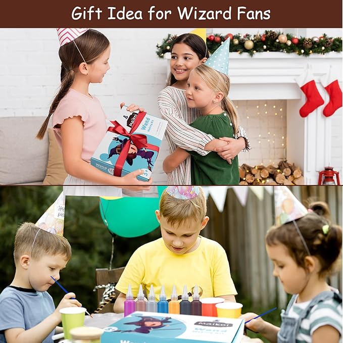 Magic Wizard Wand Making Kit DIY Craft Set for Kids Adult Birthday Party Gift Make Your Own 24 Wands (67-Piece)