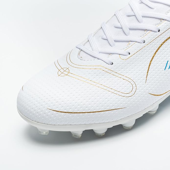 Kids Soccer Cleats Boys Girl Football Cleats Youth Turf Soccer Cleats High Top Athletic Outdoor Trainning Football Shoes for Little/Big Kid