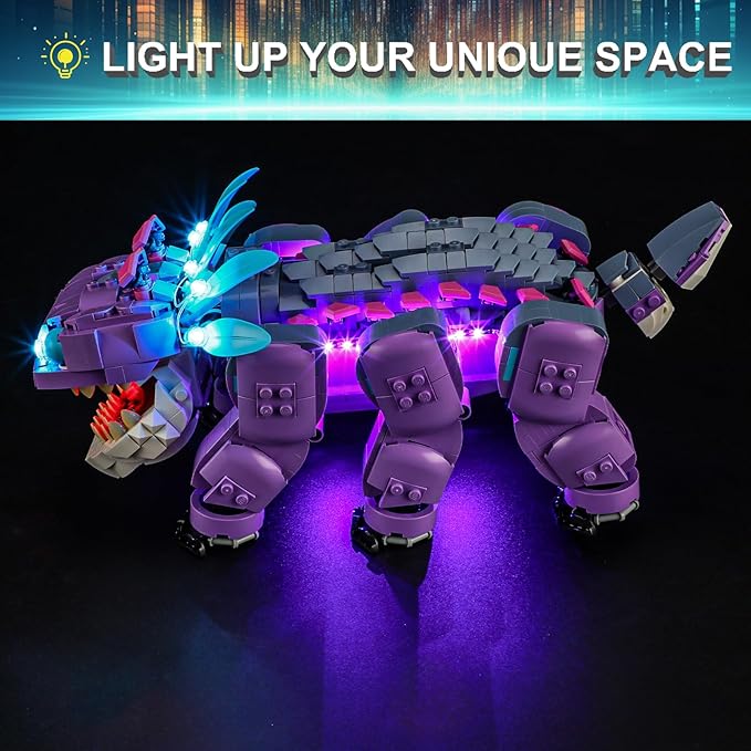 LED Light Kit for Lego 77077 Fortnite Klombo, Compatible with Lego 77077 Building Blocks Model(Not Include Blocks Set)