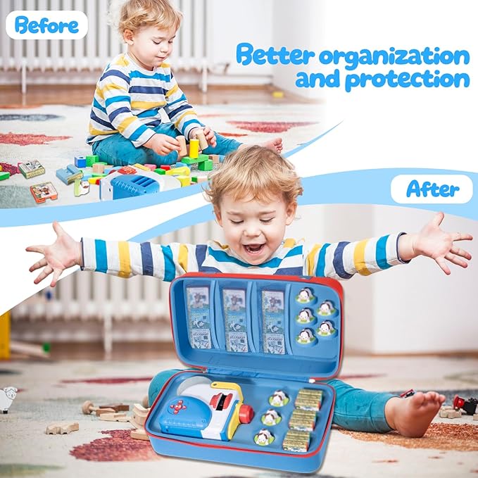 Hard Shell Case for Little Tikes Story Dream Machine, Travel Case for Books, Audio Play and Characters