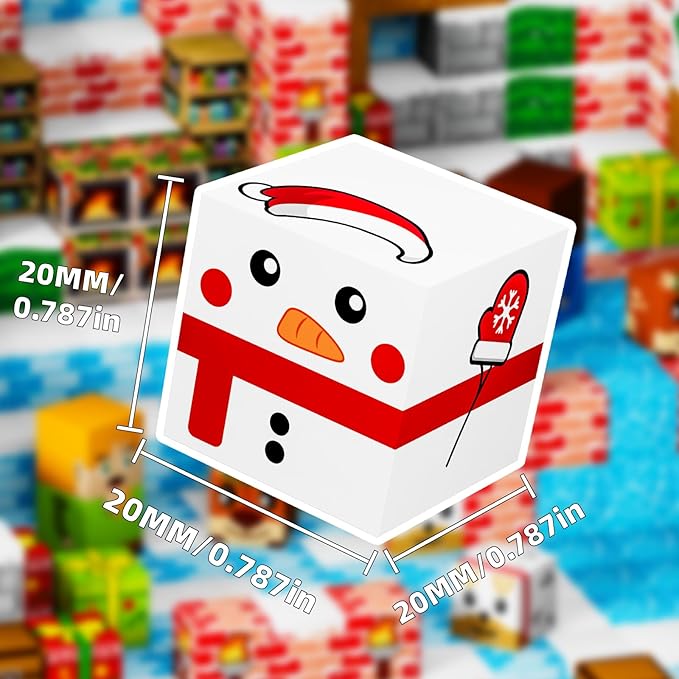 RiceBlock 100PCS Magnetic Blocks Toys for Kids, Advent Calendar 2025-14 Days Countdown Christmas, Science Learning Toys,Magnetic Cubes Building Blocks Toys for New Year