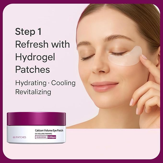 60 PCS Set Skin Care Eye Patch Collagen Collagen Hydrogel Eye Masks for Puffy Eyes and Dark Circless (style 1)