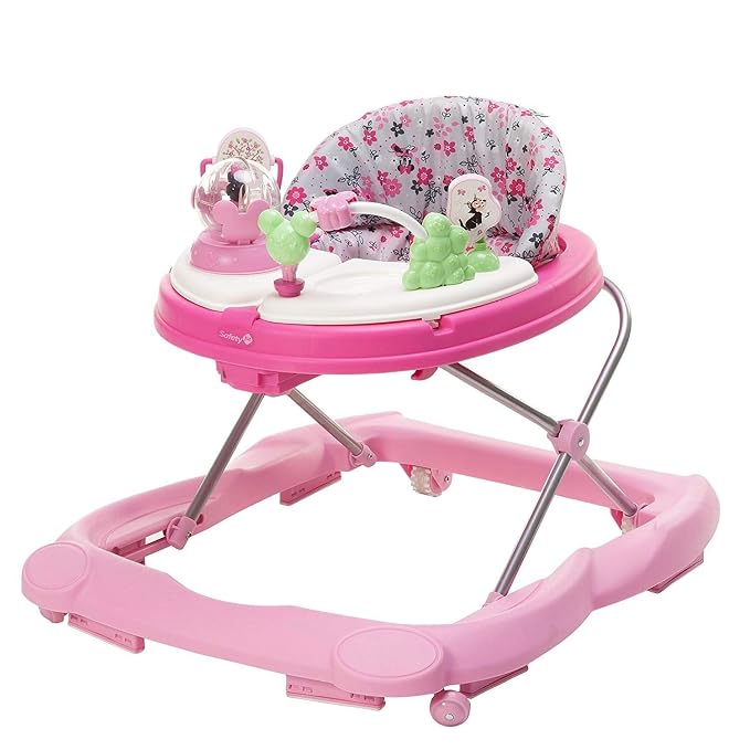 Disney Baby Minnie Mouse Baby Walkers and Activity Center with Music and Lights, Garden Delight