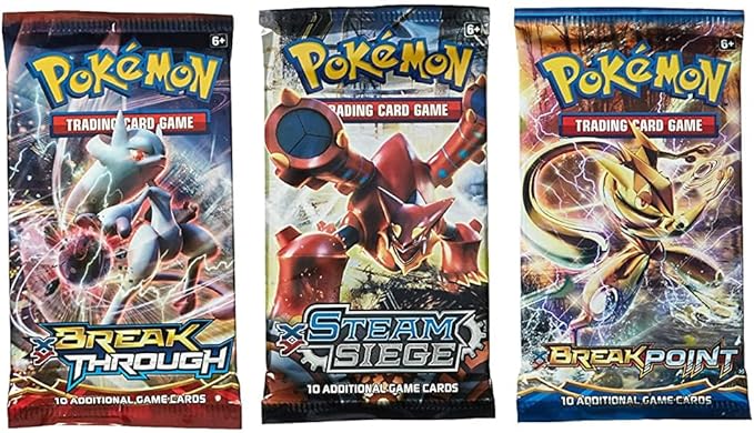 Pokemon Cards - 3 Booster Packs (Random packs)