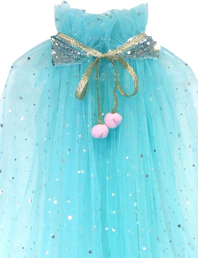 FKKFYY Rainbow Cape Cloak for Girl Princess