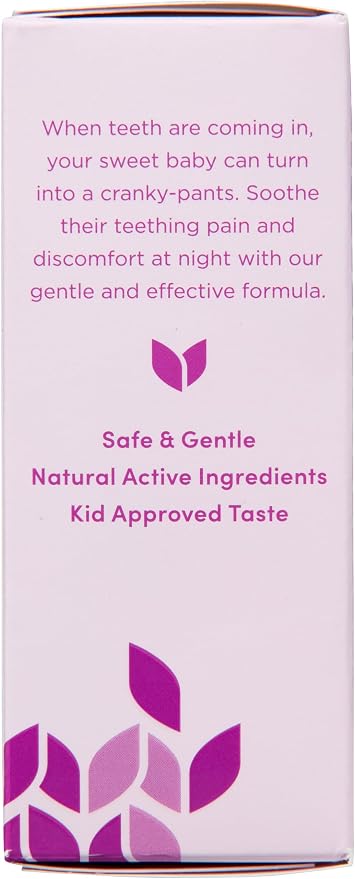 Hyland's Baby Nighttime Oral Pain Relief Tablets - 125-Count, Up to 62 Doses - Baby and Toddler Soothing Tablets with Chamomile for Discomfort, Irritability & Swelling