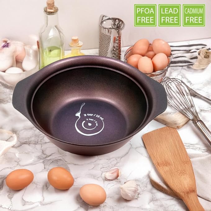 TECHEF - Art Pan Collection, Soup Pot With Glass Lid, Made in Korea (2-quart) Purple