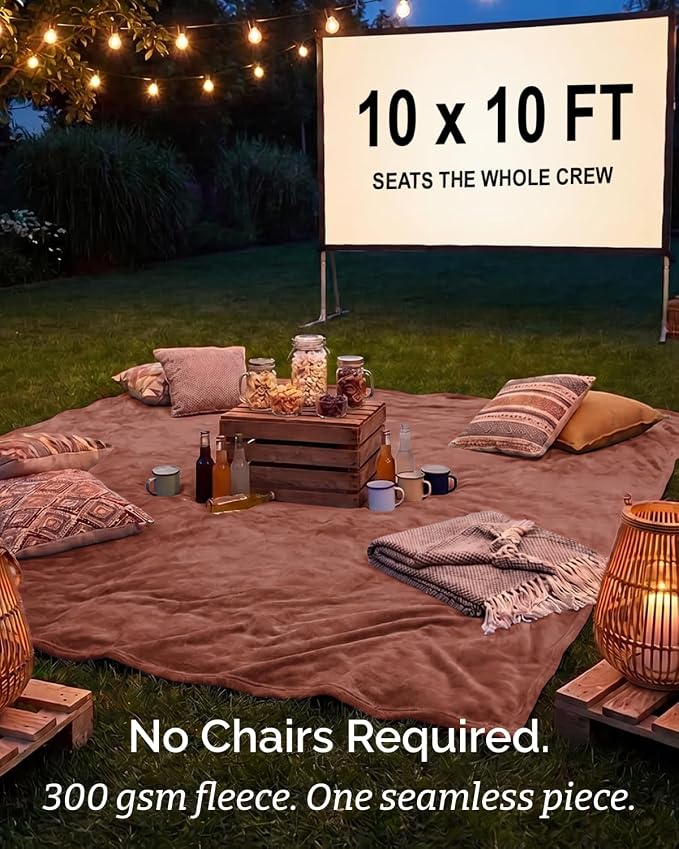 Ultra Soft Fleece Blanket Oversized King Size - Flannel Fleece Luxury Blanket - Lightweight for Couch Bed Chair - Thick, Warm and Breathable - All Season Cozy, Mocha Mousse