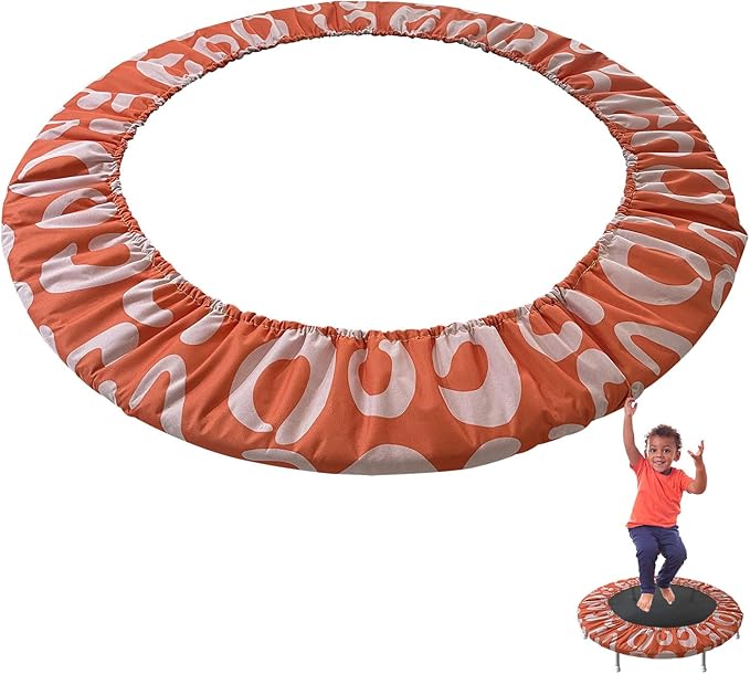 Mini Trampoline Spring Cover 36 38 40 45 60inch Small Trampoline Pad Replacement 3 Layers Thickened & Widened, 800D Tear-Resistant Oxford Cloth, fit Indoor Trampoline for Toddlers