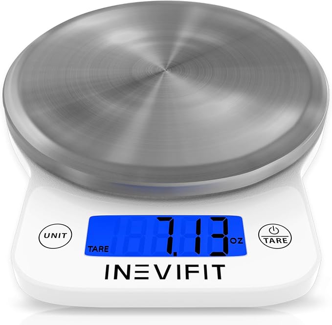INEVIFIT Ultimate Wellness Bundle, Eros Smart Body Fat Scale, Kitchen Scale, Water Bottle & Resistance Band Set for Complete Health Tracking