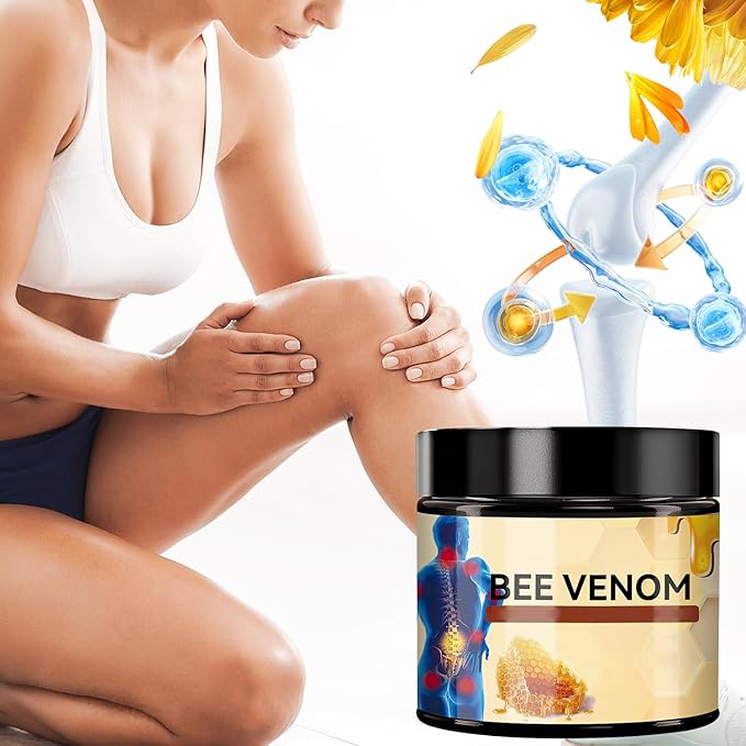 2Pcs Bee Venom Moisturizing Cream,Professional New Bee Venom Professional Cream,Bee Venom Cream,Natural Formula,Fast-Absorbing,Lightweight Skin Care Cream for Daily Body