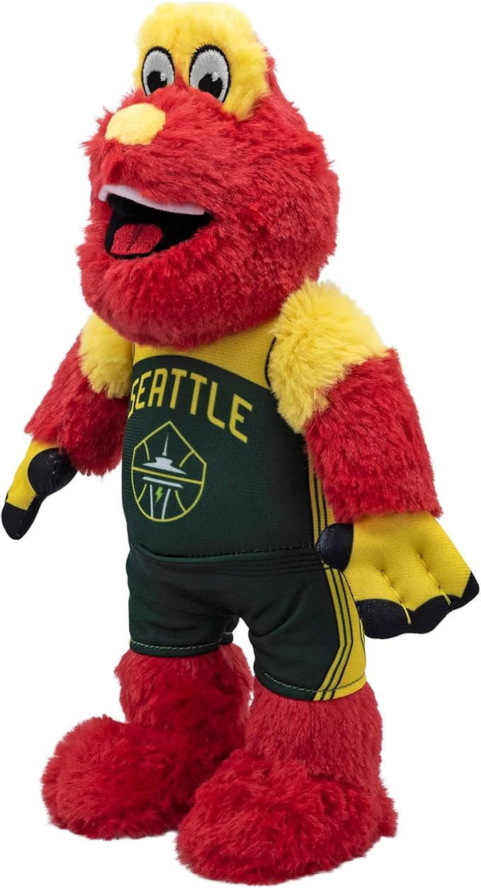 Bleacher Creatures Seattle Storm Doppler 10" Mascot Plush Figure - A Mascot for Play or Display