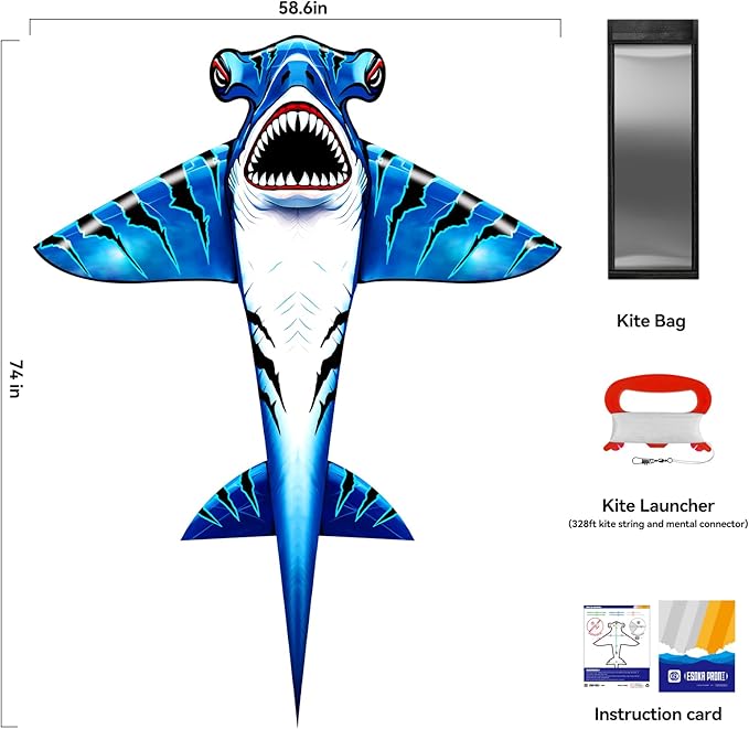 Large Kite with String Reel, Safe and Easy to Fly Kites for Kids and Adults,Outdoor Parent-Child Toy Gift,Perfect for Beach Park Family Outdoor Activities and Games.