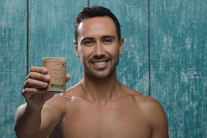 BeNat Talc Free All Natural Body Powder for Men, Women, Kids and Babies Ultimate Comfort Moisture Absorbing Natural Body Deodorant Powder with 24 Hour Odor Protection 4.2 oz.