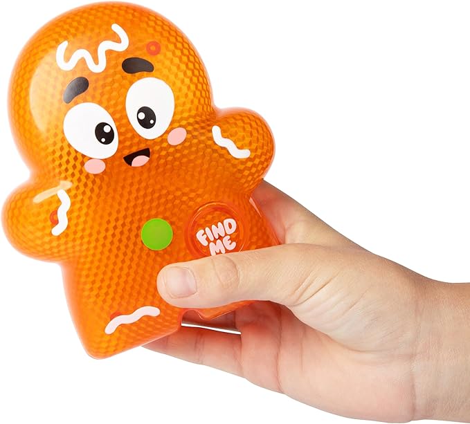 Silly Poopy & Friends™ Hide & Seek Gingerbread™ by Relatable, The Kid-Friendly Hide & Seek Game, Great Kids Games, Includes 1 Silly Gingerbread That Sings, Ideal for Toddler Toys and Education