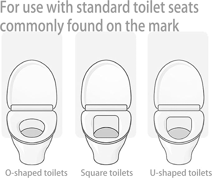 SZLYTYUN 100PCS Disposable Travel Plastic Toilet Seat Cushion Waterproof Portable Toilet Seat Cushion Individually Packed, Easy to Carry for Traveling