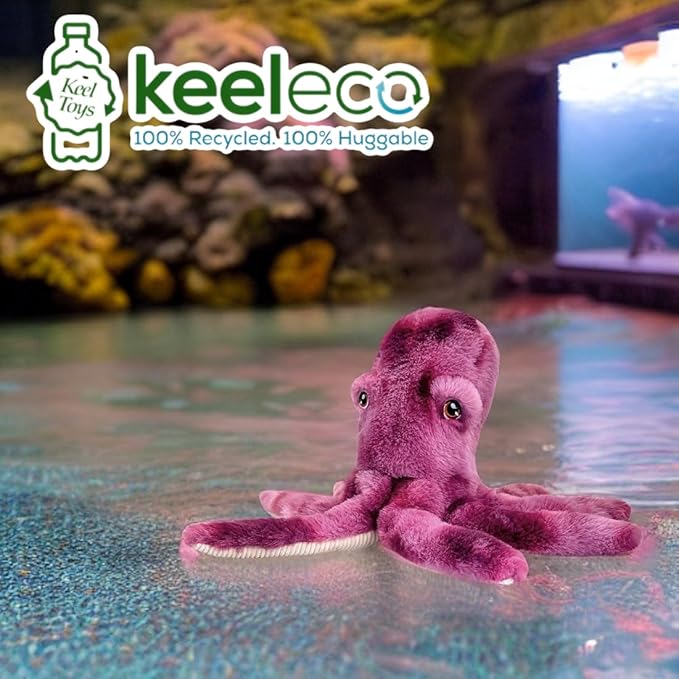 Deluxe Paws 100% Recycled Plush Eco Toys (Octopus)
