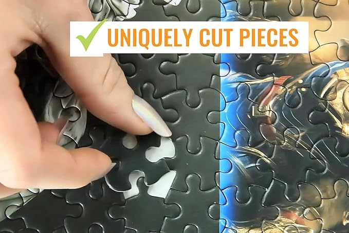 Difficult 1000 Piece Adult Jigsaw Puzzle - Deer, Cow, Fox, Squirrel and Rabbit - Cute Animals - Hard, Challenging Puzzle Perfect for Game Nights - 20x27 inches