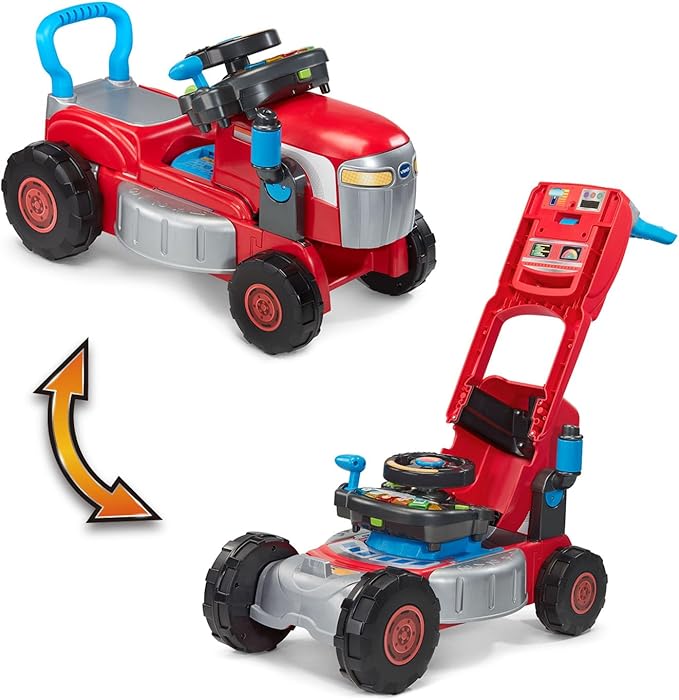 VTech Get Growing Tractor and Mower Ride-On