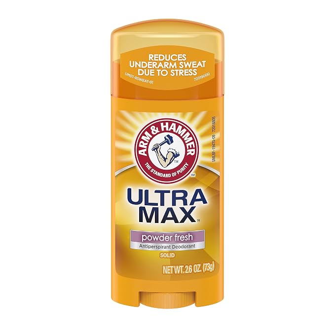 Arm & Hammer Deodorant 2.6oz Solid Ultra Powder Fresh (Oval) (3 Pack)