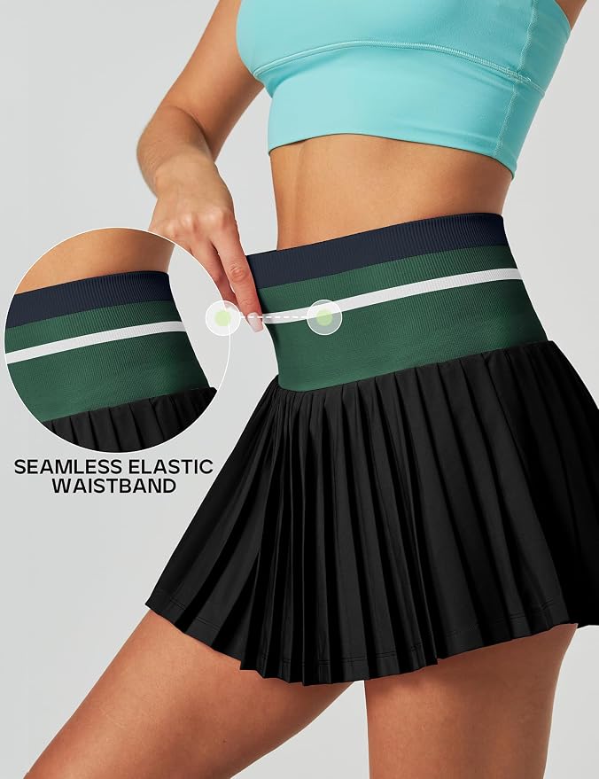 Pleated Tennis Skirt with Pockets for Women Tennis Skort for Woman High Waisted Golf Skirts Athletic Skirt