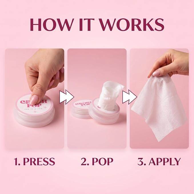 Feminine Wet Wipes for Women - 10 Count Natural Moisturizer & Biodegradable | pH-Balanced, Skin-Friendly Personal Care | Travel-Size Individually Wrapped Towelette Wipes for Daily Hygiene & Care