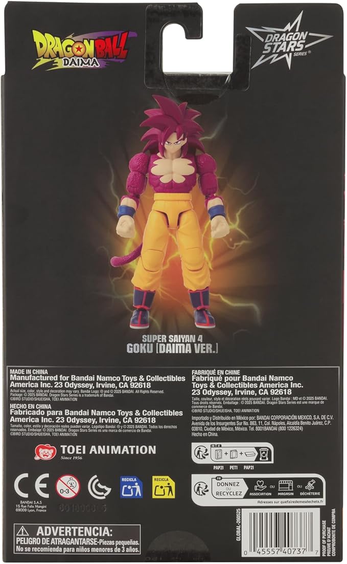 Dragon Stars Series - Dragon Ball DAIMA - Super Saiyan 4 Goku [DAIMA Ver.] 6.5" Action Figure