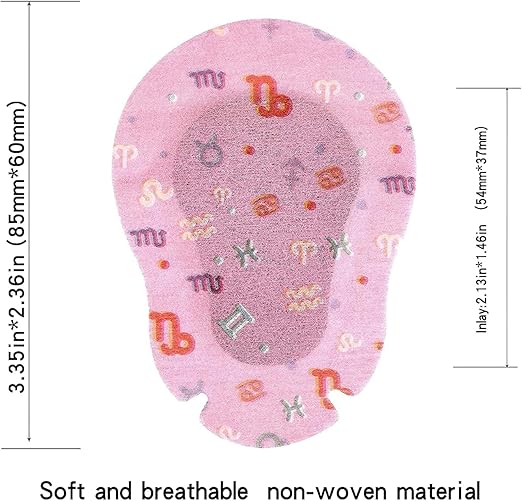 Adhesive Eye Patches for Kids – Cute Girls Design, 45 + 5 Bonus per Box, Regular Size, Breathable Material, Colorful and Fun Pattern, Hypoallergenic & Sensitive for Lazy Eye