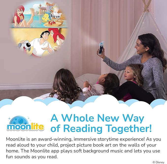 Moonlite Storytime - Curious George - A Magical Way to Read Together - Projector Sold Separately - Single Disc Pack for Kids & Toddlers - Learning Gifts for Kids Ages 12 Months & Up