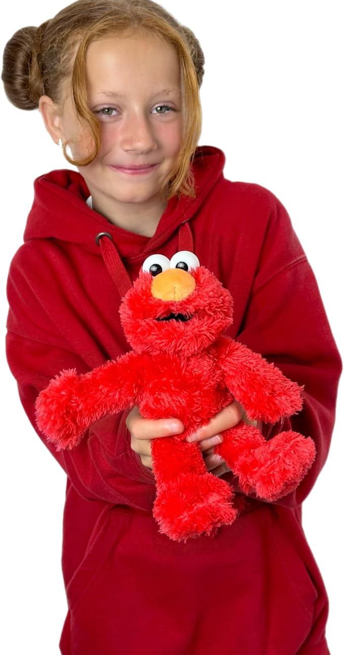 Posh Paws Official Sesame Street Plush 8" Suitable from Birth (Elmo)