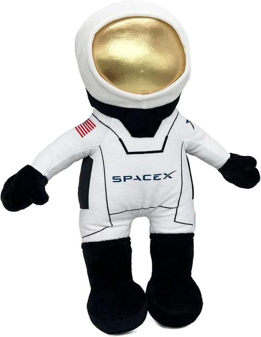 Astronaut Plush Toy - Soft Stuffed Spaceman, Cute Huggable Animal for Kids, 15” Height Collectible Birthday Gift & Cuddly Space Decor