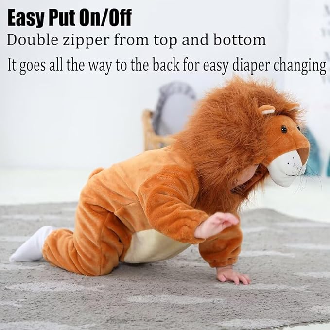 Baby Animal Costumes Unisex Toddler Outfit Halloween Dress Up Romper