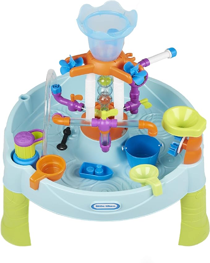 Little Tikes Flowin' Fun Water Table, 2 + years with 13 Interchangeable Pipes