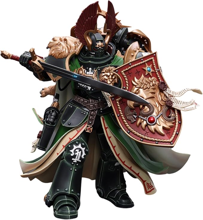 JOYTOY Warhammer 40,000 1/18 Action Figure 7.08-Inch Dark Angels Primarch Lion ElJonson Collection Model Christmas Birthday Gifts