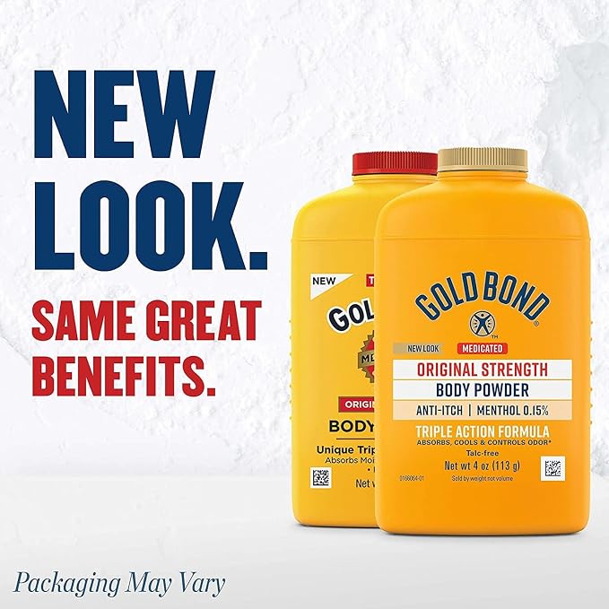 Gold Bond Medicated Body Powder, Original Strength, 4 oz