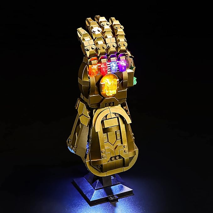 YEABRICKS LED Light for Lego-76191 Marvel Infinity Gauntlet Building Blocks Model (Lego Set NOT Included)