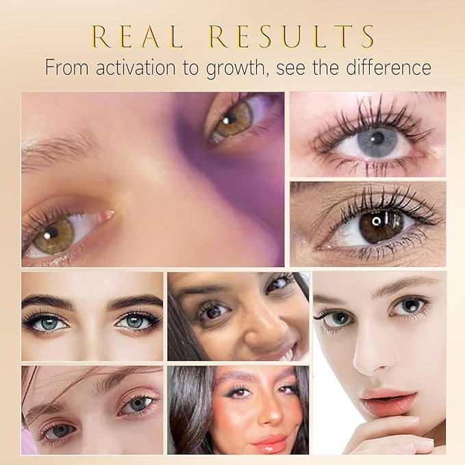 Eyelash Growth Serum – Natural Lash Enhancer with 15 Plant Extracts for Longer Thicker Fuller Lashes Nourishing Formula to Enhance Natural Beauty Hypoallergenic Oil Free lash growth serum -3ml