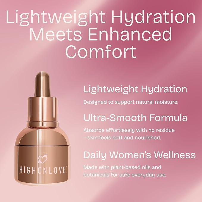 O Oil (30ml) | Feminine Care Lightweight Oil - All Natural, Gentle Formula for Dryness Relief - Restore Moisture & Boost Circulation