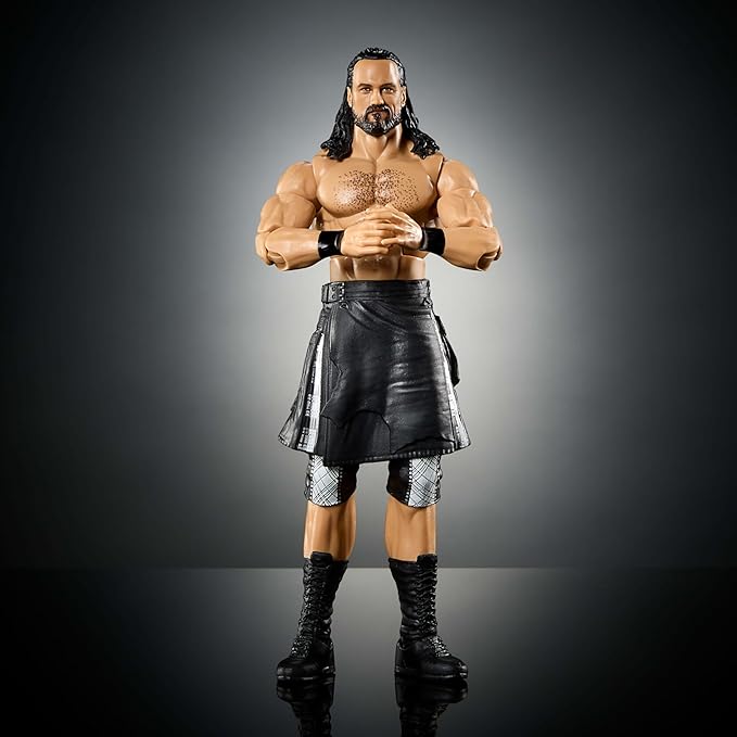 Mattel WWE Elite Action Figure & Accessories, Series #115 6-inch Collectible Drew McIntyre with 25 Articulation Points & Swappable Hands