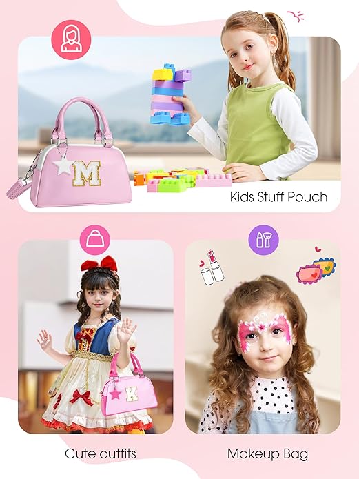 Birthday Gifts for 2 3 4 5 6 7 8 9 10 11 12, Girls Purse Kids Handle Bag, Gift for Toddler Kids Girls Preteens