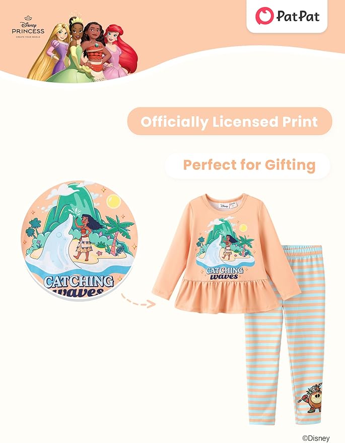 Disney Minnie Mouse Frozen Princess Marvel Toddler Girls Clothes Long Sleeve Sweatshirt + Leggings 2pcs Outfits Set 2-6Y