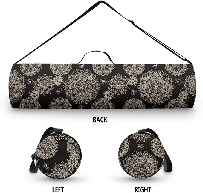 Yoga Mat Bags for Women Lightweight Gym Bag with Strap Full Zip Yoga Accessories