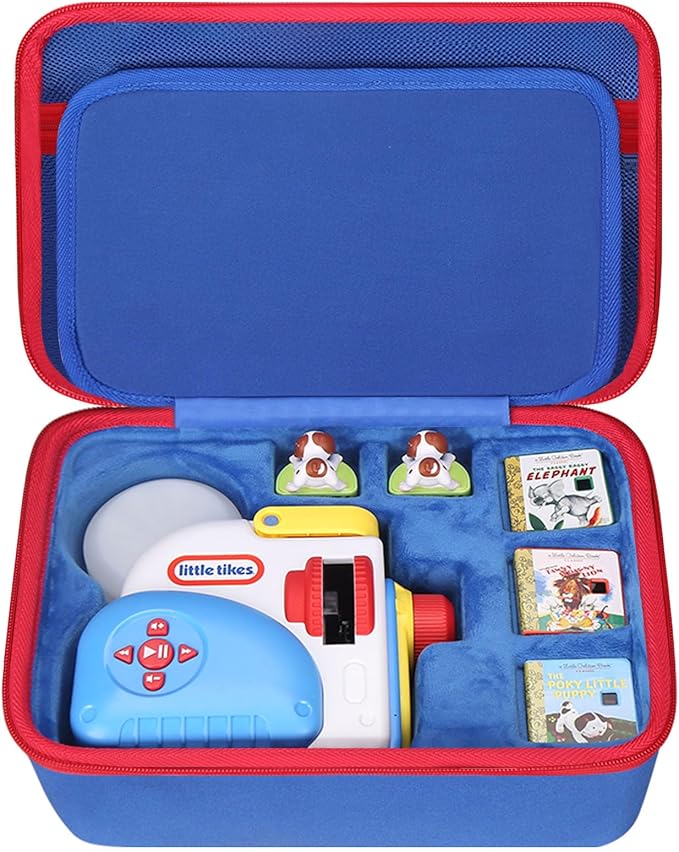 FBLFOBELI Hard Case Compatible with Little Tikes Story Dream Machine Books Starter Set, Toys Storage Case with Handle for Storytime Audio Play for Little Tikes Character Collection