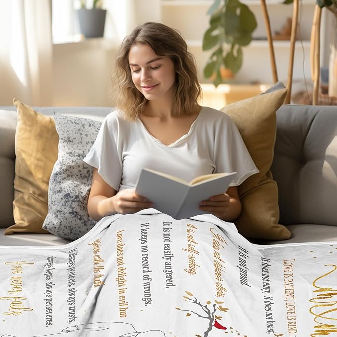 Wedding Gifts for Couples, Bridal Shower Gifts for Bride to Be Soft Blanket | Anniversary Mr and Mrs Gifts, Wedding Gifts for Newlyweds Wedding Throw Blanket 60*50 Inch (White Gold)