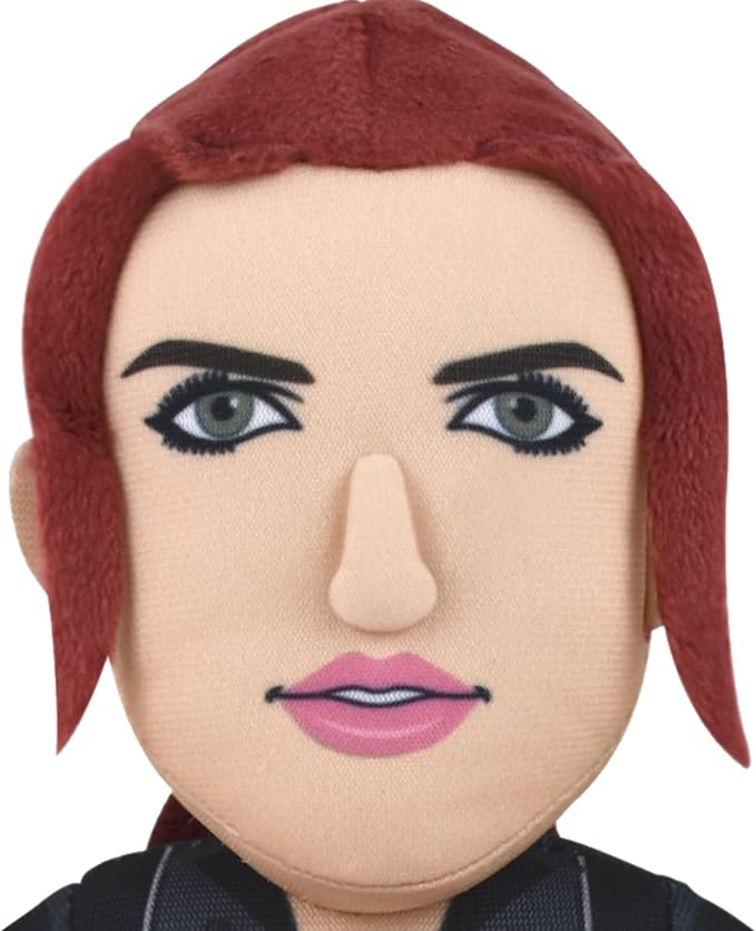 Bleacher Creatures Marvel Black Widow 10" Plush Figure - A Superhero for Play or Display