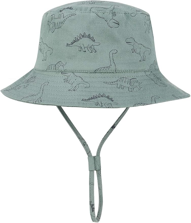 Baby Sun Hat UPF 50+ Sun Protective Toddler Bucket Hat Summer Kids Beach Hats Wide Brim Outdoor Play Hat for Boys Girls
