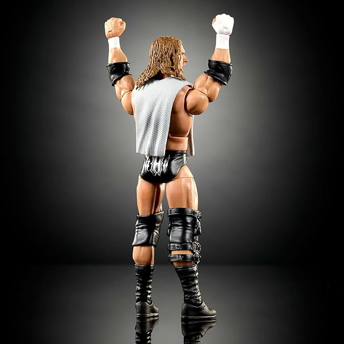 Mattel WWE Elite Collection Action Figure & Accessories, Premium Live Event Triple H Set, SummerSlam Series with Jesse “The Body” Ventura Build-A-Figure Parts
